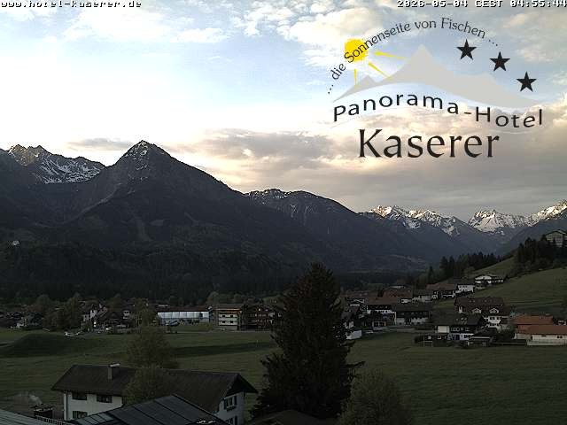 Archiv Foto Webcam Fischen, Hotel Garni Kaserer