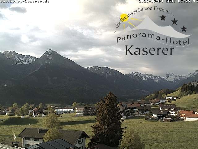 Archiv Foto Webcam Fischen, Hotel Garni Kaserer