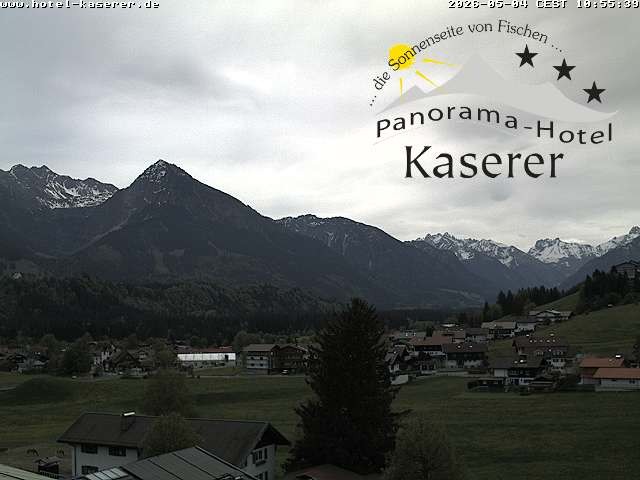 Archiv Foto Webcam Fischen, Hotel Garni Kaserer