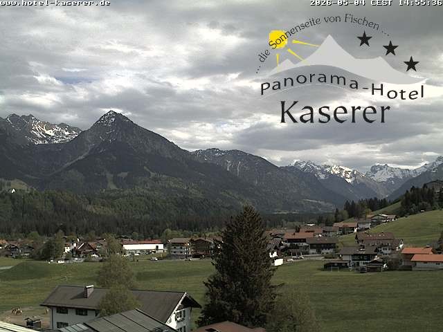 Archiv Foto Webcam Fischen, Hotel Garni Kaserer