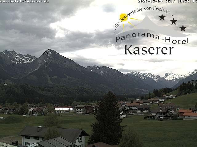 Archiv Foto Webcam Fischen, Hotel Garni Kaserer