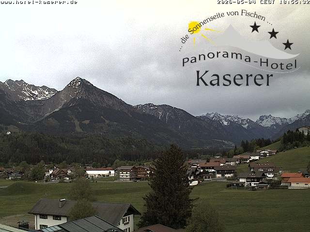 Archiv Foto Webcam Fischen, Hotel Garni Kaserer