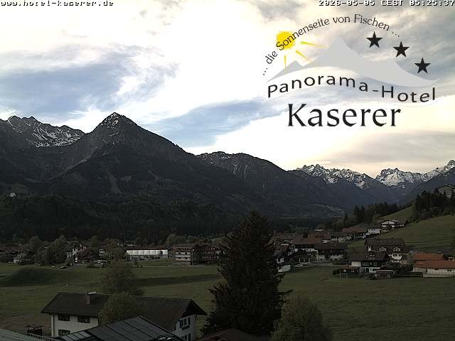 Archiv Foto Webcam Fischen, Hotel Garni Kaserer