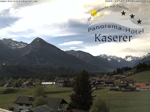 Archiv Foto Webcam Fischen, Hotel Garni Kaserer