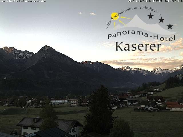 Archiv Foto Webcam Fischen, Hotel Garni Kaserer
