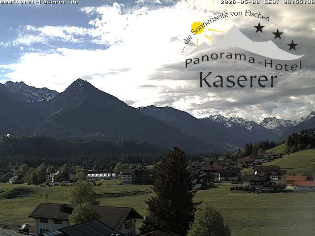 Archiv Foto Webcam Fischen, Hotel Garni Kaserer
