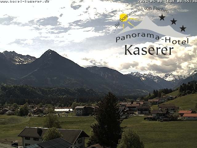 Archiv Foto Webcam Fischen, Hotel Garni Kaserer