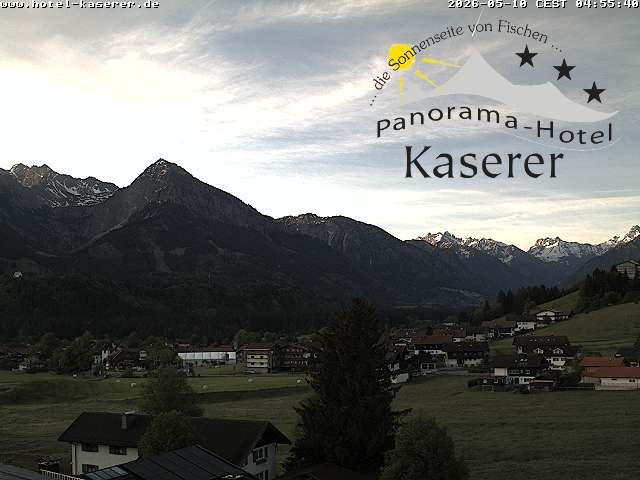Archiv Foto Webcam Fischen, Hotel Garni Kaserer