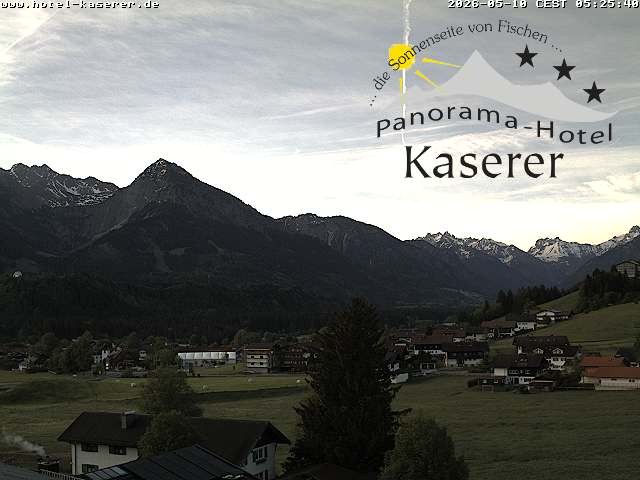 Archiv Foto Webcam Fischen, Hotel Garni Kaserer