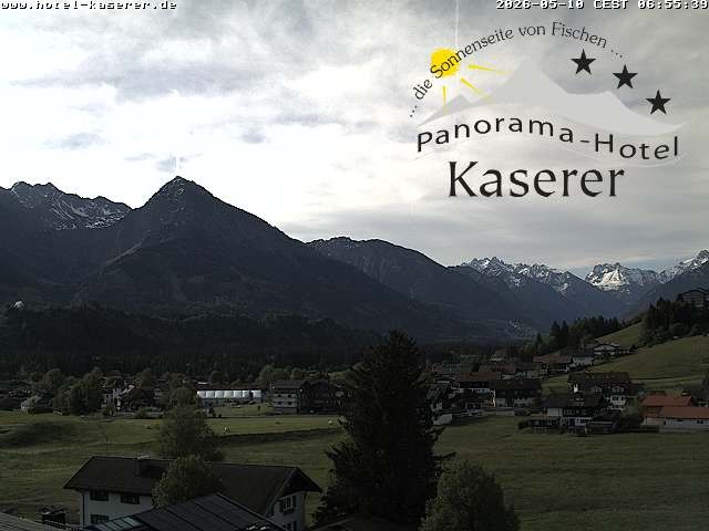 Archiv Foto Webcam Fischen, Hotel Garni Kaserer