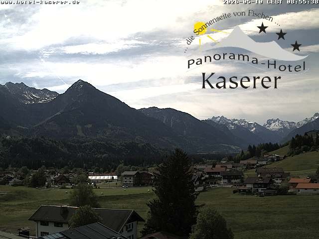 Archiv Foto Webcam Fischen, Hotel Garni Kaserer