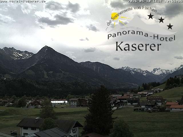 Archiv Foto Webcam Fischen, Hotel Garni Kaserer