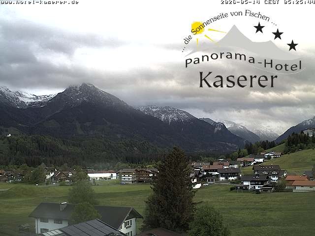 Archiv Foto Webcam Fischen, Hotel Garni Kaserer