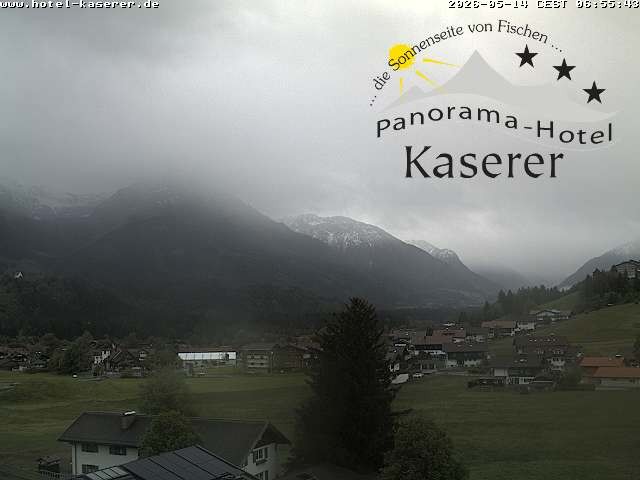 Archiv Foto Webcam Fischen, Hotel Garni Kaserer