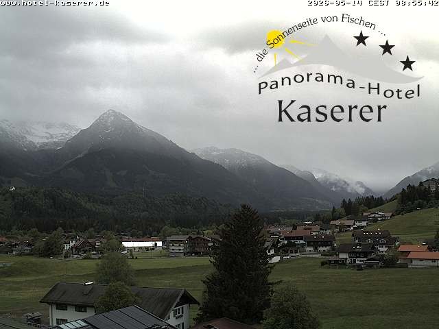 Archiv Foto Webcam Fischen, Hotel Garni Kaserer