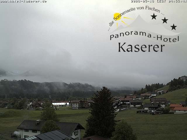 Archiv Foto Webcam Fischen, Hotel Garni Kaserer