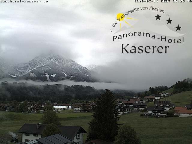 Archiv Foto Webcam Fischen, Hotel Garni Kaserer