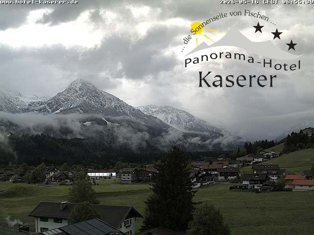 Archiv Foto Webcam Fischen, Hotel Garni Kaserer