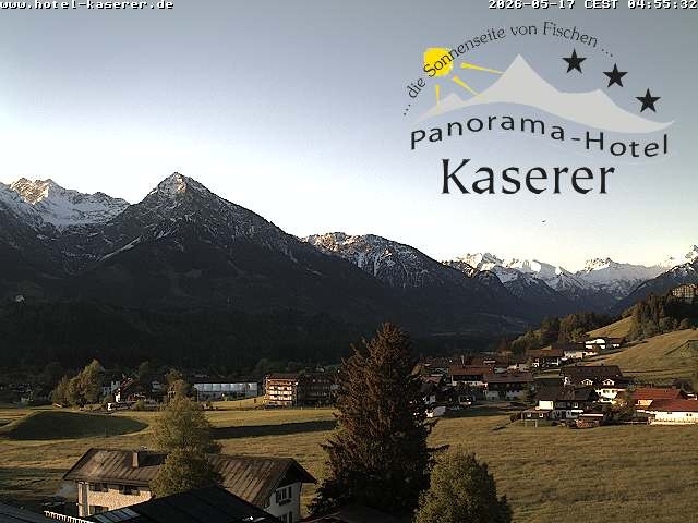 Archiv Foto Webcam Fischen, Hotel Garni Kaserer