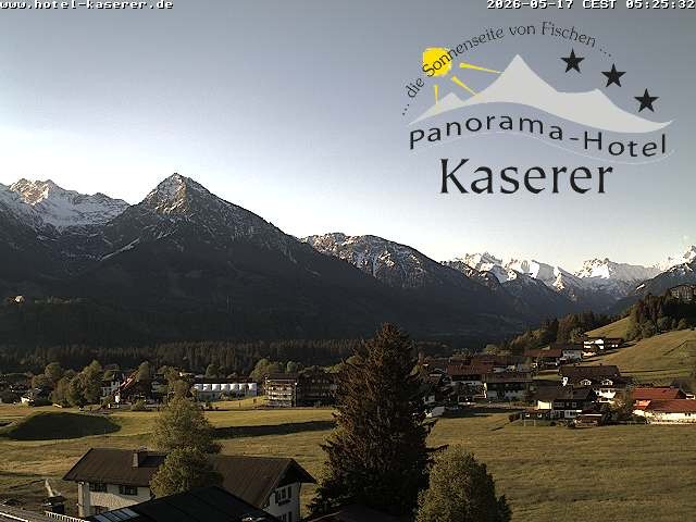 Archiv Foto Webcam Fischen, Hotel Garni Kaserer