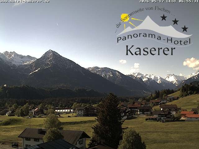 Archiv Foto Webcam Fischen, Hotel Garni Kaserer
