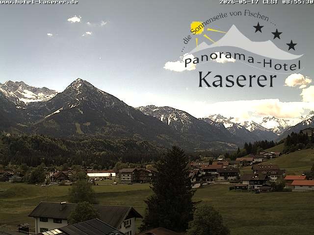 Archiv Foto Webcam Fischen, Hotel Garni Kaserer