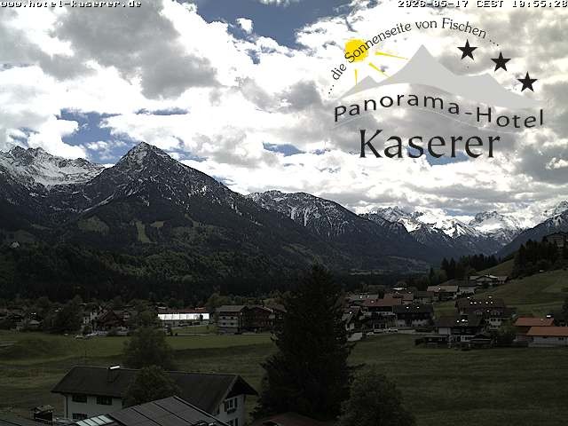 Archiv Foto Webcam Fischen, Hotel Garni Kaserer