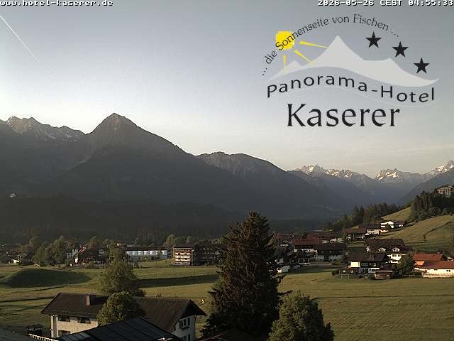 Archiv Foto Webcam Fischen, Hotel Garni Kaserer