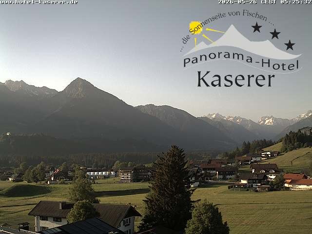 Archiv Foto Webcam Fischen, Hotel Garni Kaserer