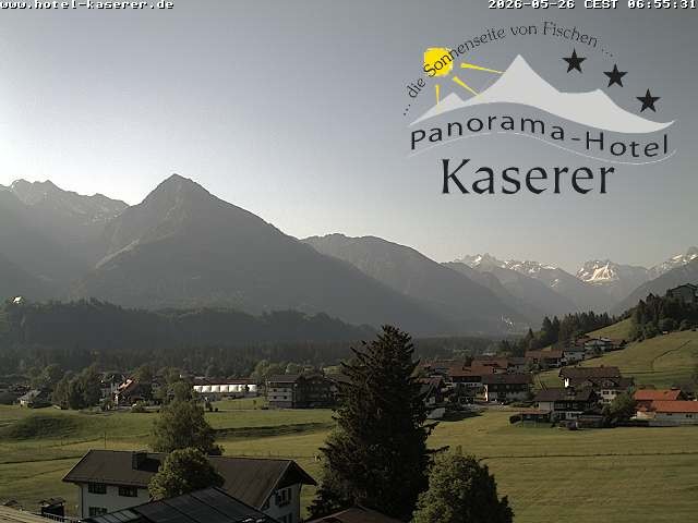 Archiv Foto Webcam Fischen, Hotel Garni Kaserer