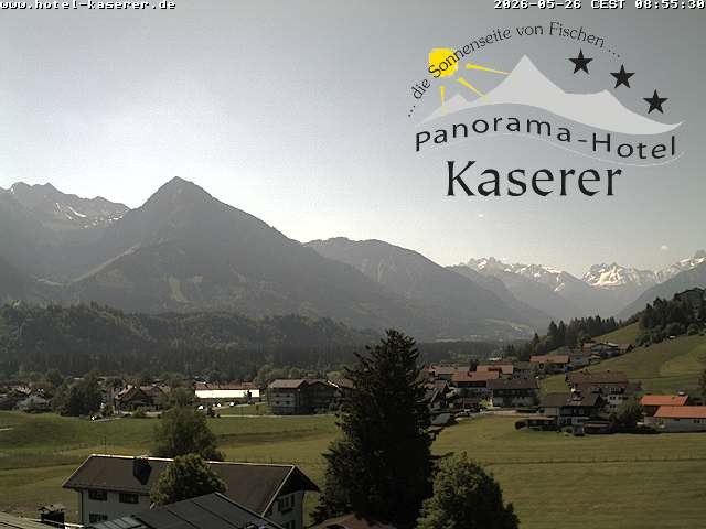 Archiv Foto Webcam Fischen, Hotel Garni Kaserer