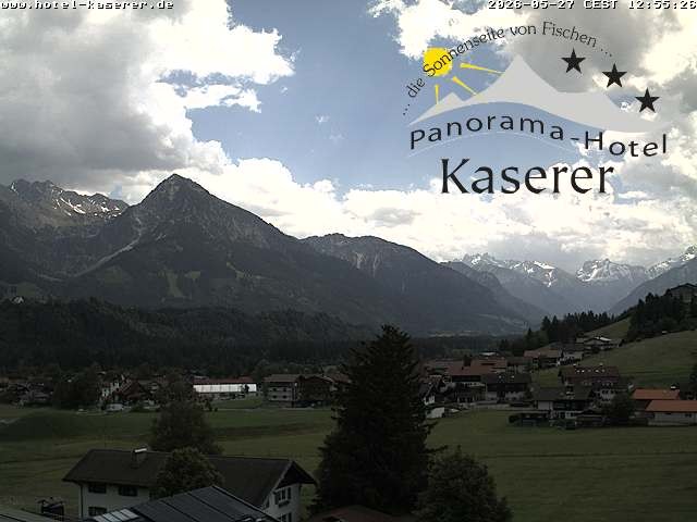 Archiv Foto Webcam Fischen, Hotel Garni Kaserer