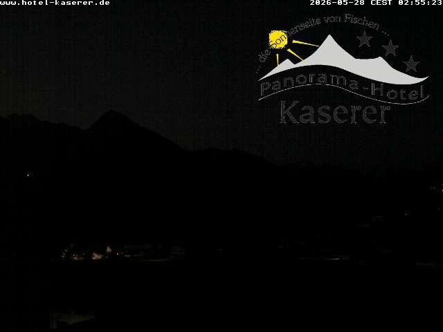Archived image Webcam Fischen in the Allgäu, Kaserer Hotel