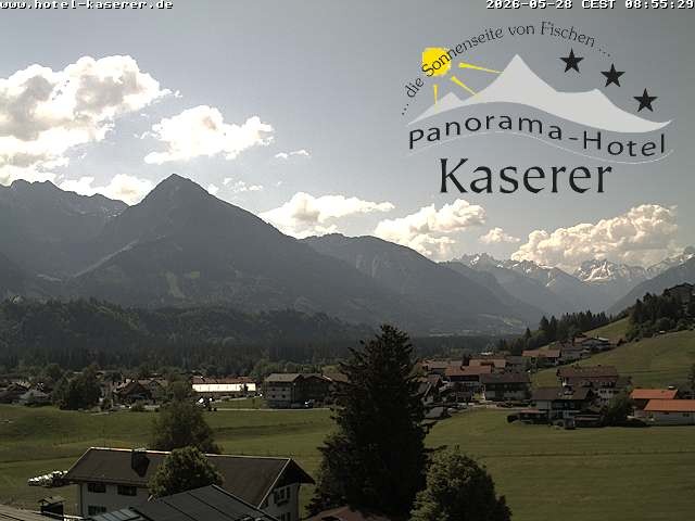 Archiv Foto Webcam Fischen, Hotel Garni Kaserer