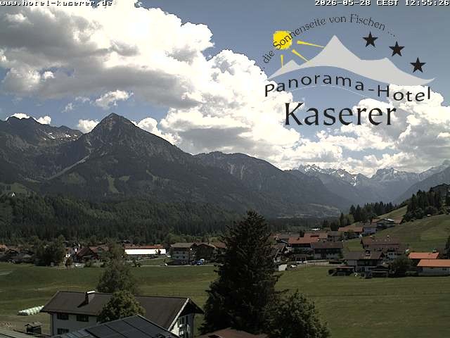 Archiv Foto Webcam Fischen, Hotel Garni Kaserer