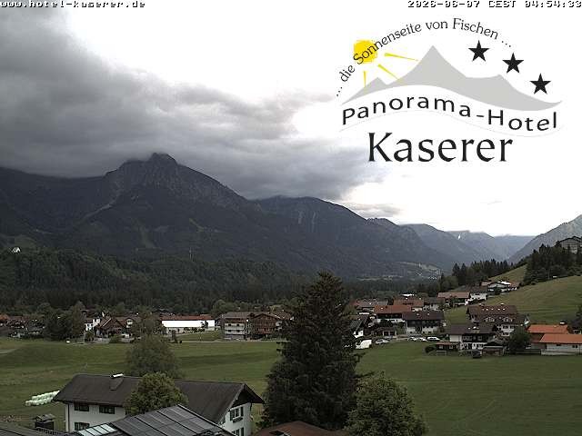 Archiv Foto Webcam Fischen, Hotel Garni Kaserer