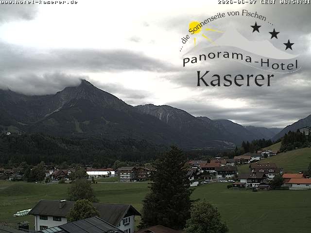 Archiv Foto Webcam Fischen, Hotel Garni Kaserer