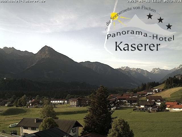 Archiv Foto Webcam Fischen, Hotel Garni Kaserer