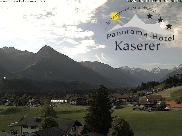 Archiv Foto Webcam Fischen, Hotel Garni Kaserer