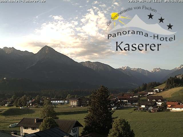 Archiv Foto Webcam Fischen, Hotel Garni Kaserer