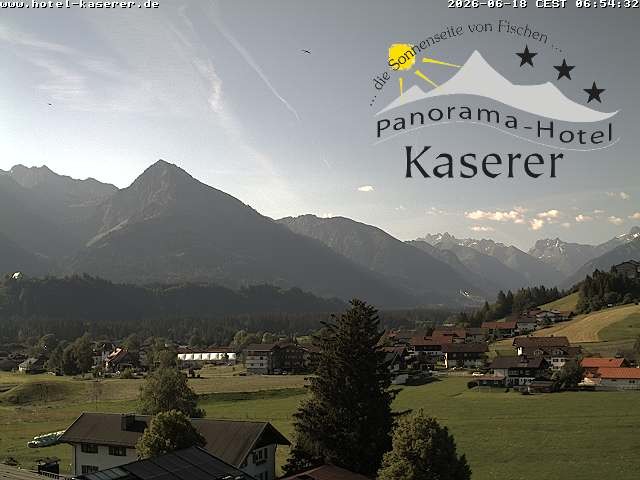 Archiv Foto Webcam Fischen, Hotel Garni Kaserer