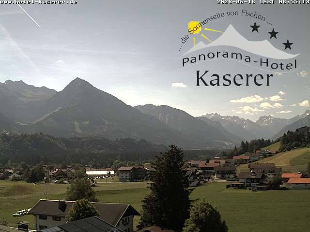 Archiv Foto Webcam Fischen, Hotel Garni Kaserer