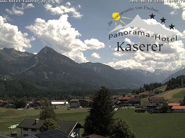 Archiv Foto Webcam Fischen, Hotel Garni Kaserer