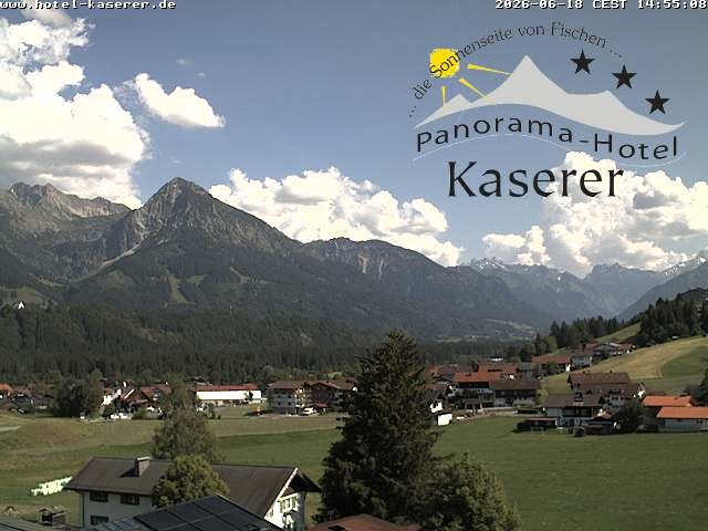Archiv Foto Webcam Fischen, Hotel Garni Kaserer