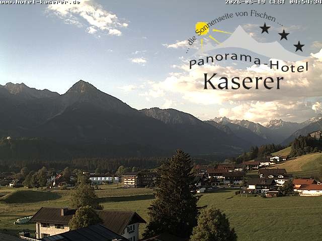 Archiv Foto Webcam Fischen, Hotel Garni Kaserer