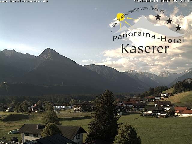 Archiv Foto Webcam Fischen, Hotel Garni Kaserer