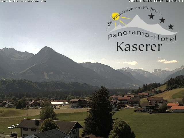 Archiv Foto Webcam Fischen, Hotel Garni Kaserer