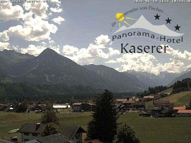 Archiv Foto Webcam Fischen, Hotel Garni Kaserer