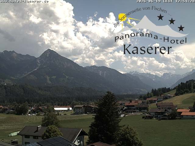 Archiv Foto Webcam Fischen, Hotel Garni Kaserer