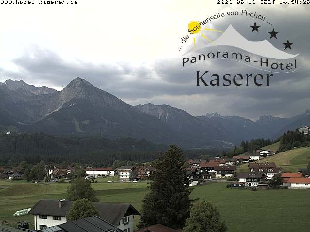Archiv Foto Webcam Fischen, Hotel Garni Kaserer